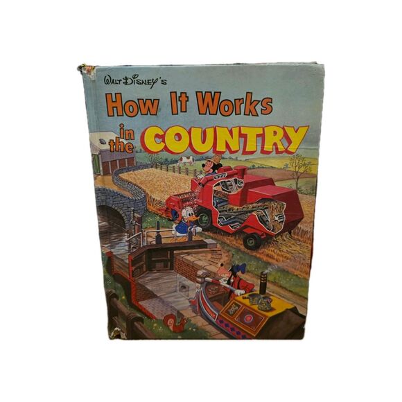 Disney Other - Walt Disney How It Works in the Country Hardcover 1982 Vintage